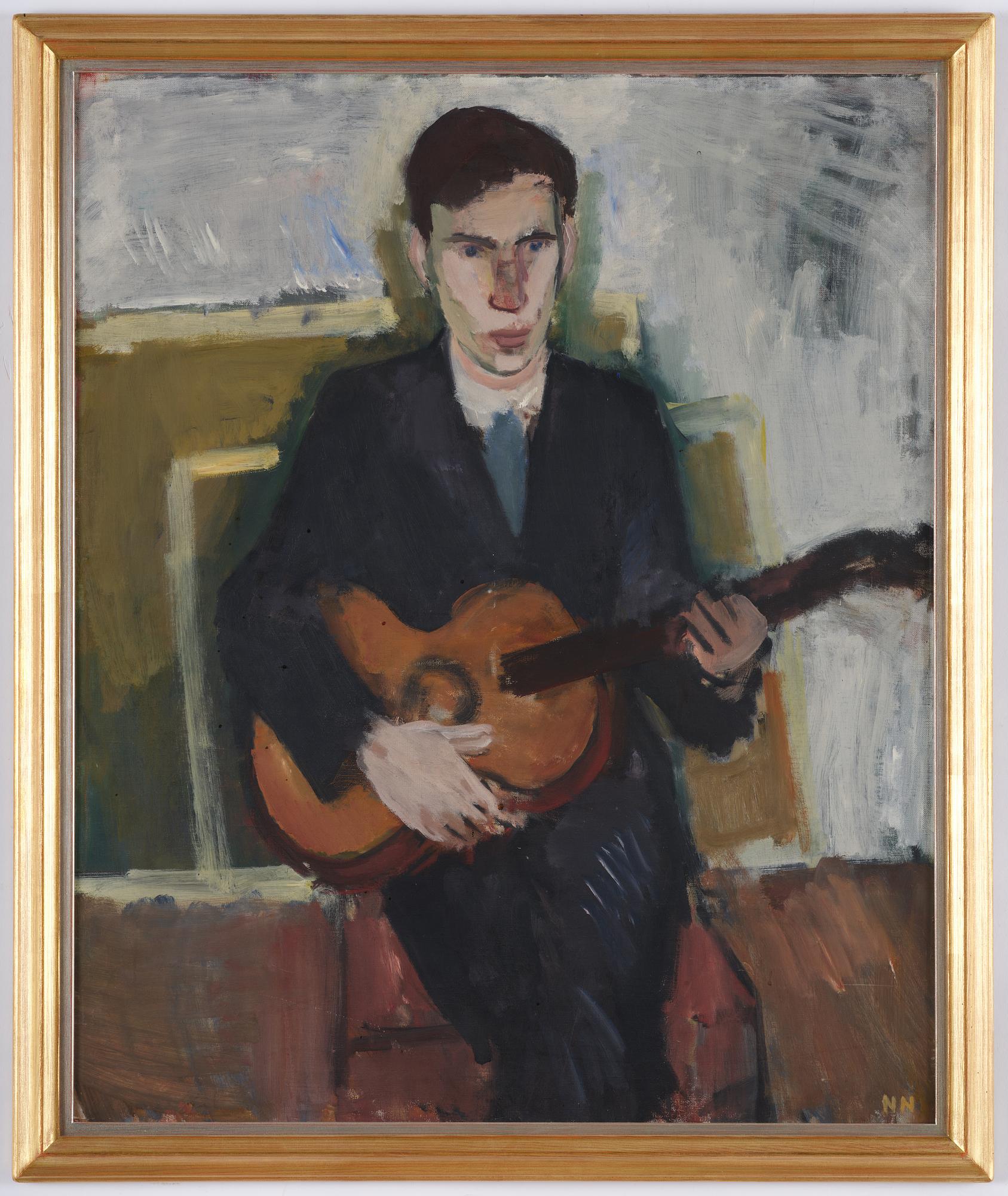 Nils Nilsson, Man with guitar (the artist's brother Gunnar).