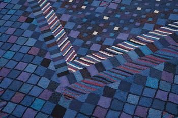 Ann-Mari Lindbom, gift Forsberg, MATTO, Ann-Mari Forsberg, AB MMF, ca 259 x 204,5 cm.
