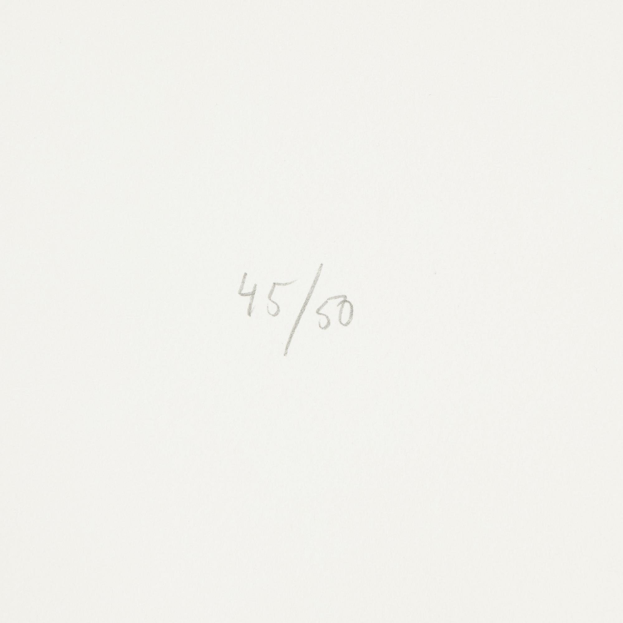 Jan Håfström, etching in colours, 2020, signed 45/50.