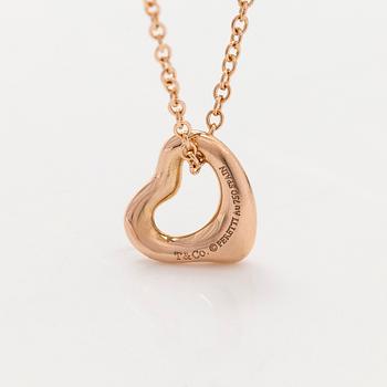 Tiffany & Co, necklace, "Open Heart", 18K gold.