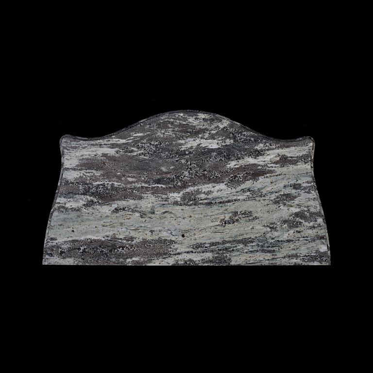 STENSKIVA, kolmårdsmarmor, rokokostil.