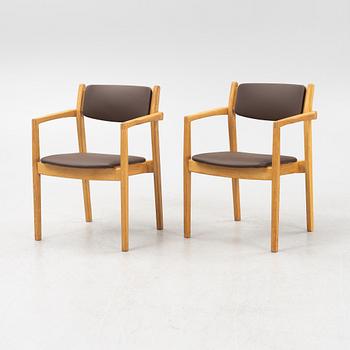 Karmstolar, 6 st, C-E Ekström för Albin i Hyssna, 1960-tal.