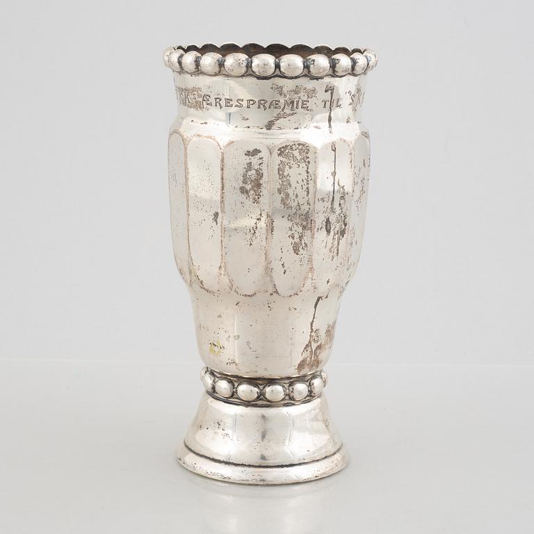 Pokal, silver, Danmark 1916.