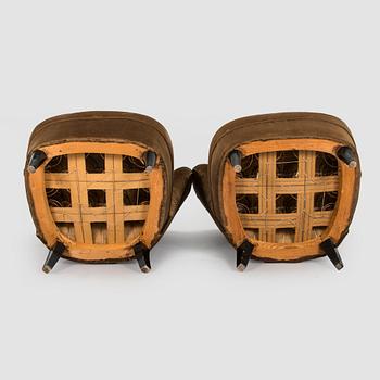 Fåtöljer, ett par, 1950-tal.