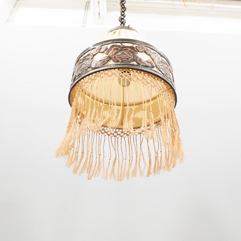 Ceiling lamp, first half of the 20th century.