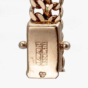 Collier 18K guld. Fiskbenslänk.