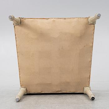 A Late Gustavian style armchair, second half of the 20th century.