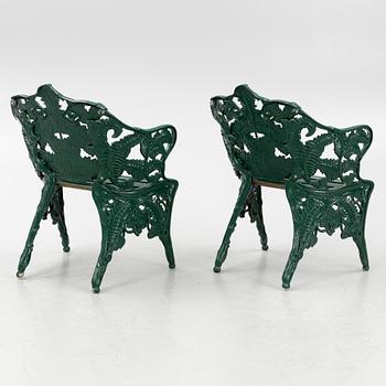 A garden set with table, sofas and chairs, Byarums Bruk, Sweden.