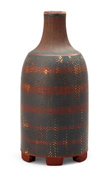 A Wilhelm Kåge 'Farsta' stoneware vase, Gustavsberg studio 1956.