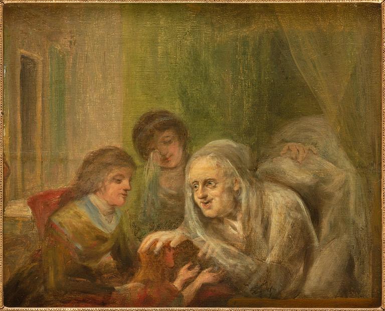 Elias Martin, "En dygdig menniskas sjuksäng".