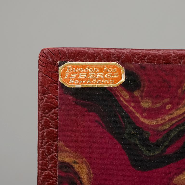 BOK, "Stad och land" av Ivar Lo-Johansson med 12 träsnitt  av Sven X:et Ericson. Signerad och numrerad.