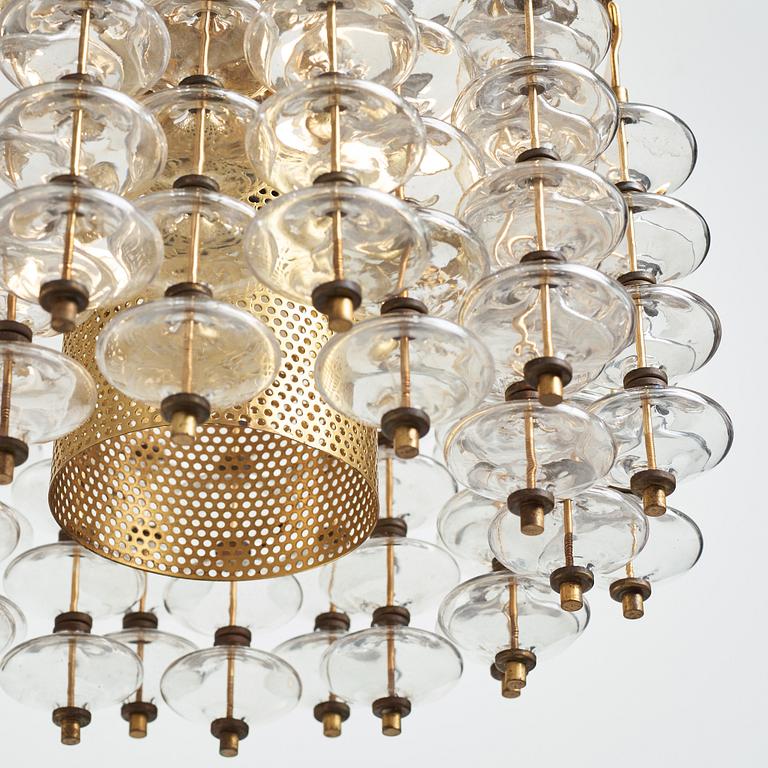 Hans-Agne Jakobsson, an "Estrella" ceiling lamp, model T581/35, Markaryd, Sweden 1960-70's.