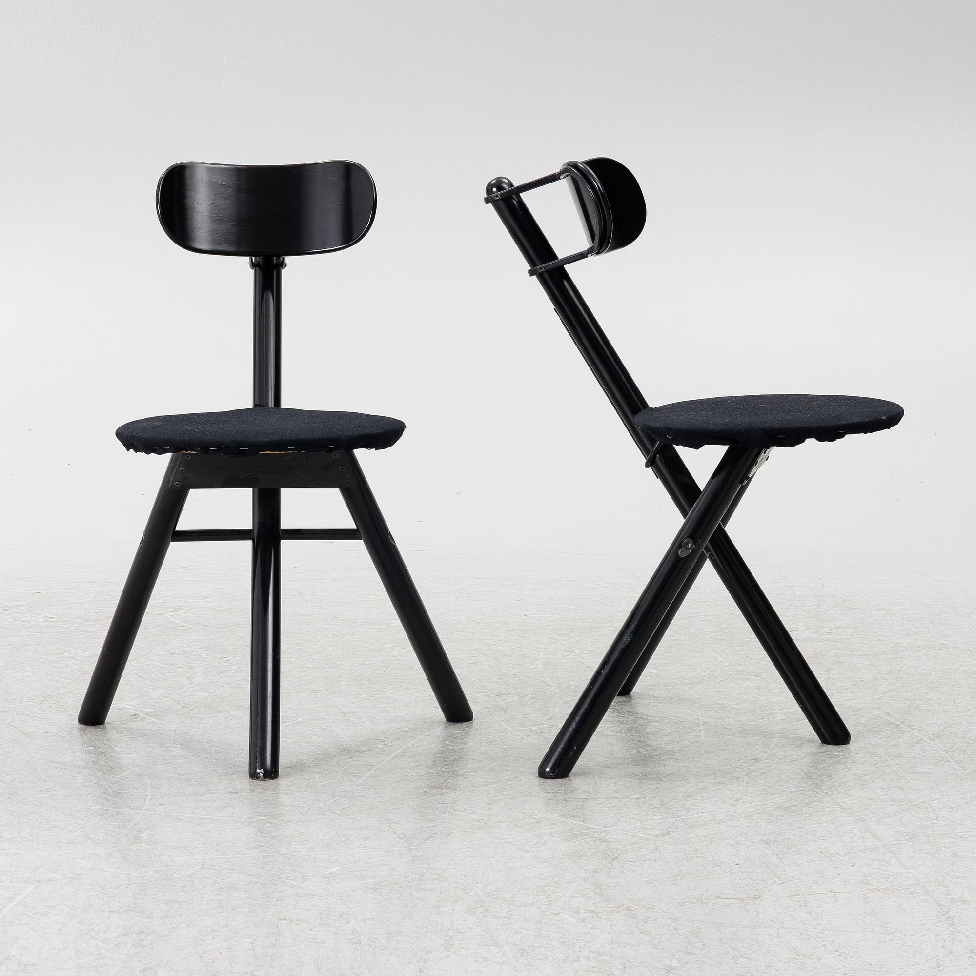 Fällstolar, 4 st, Calligaris, Italien.