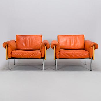 Yrjö Kukkapuro, A pair of late 1970s armchairs, 'Ateljee', made to order for Haimi.