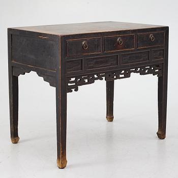 A hardwood sideboard, China, early 20th century.