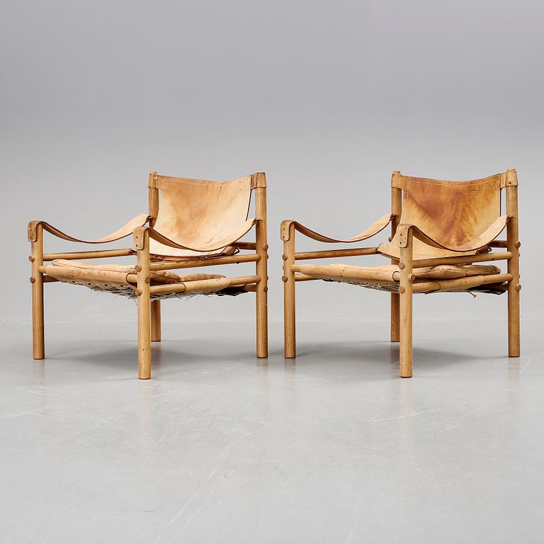 FÅTÖLJER, ett par, "Sirocco", Arne Norell, 1900-talets andra hälft.