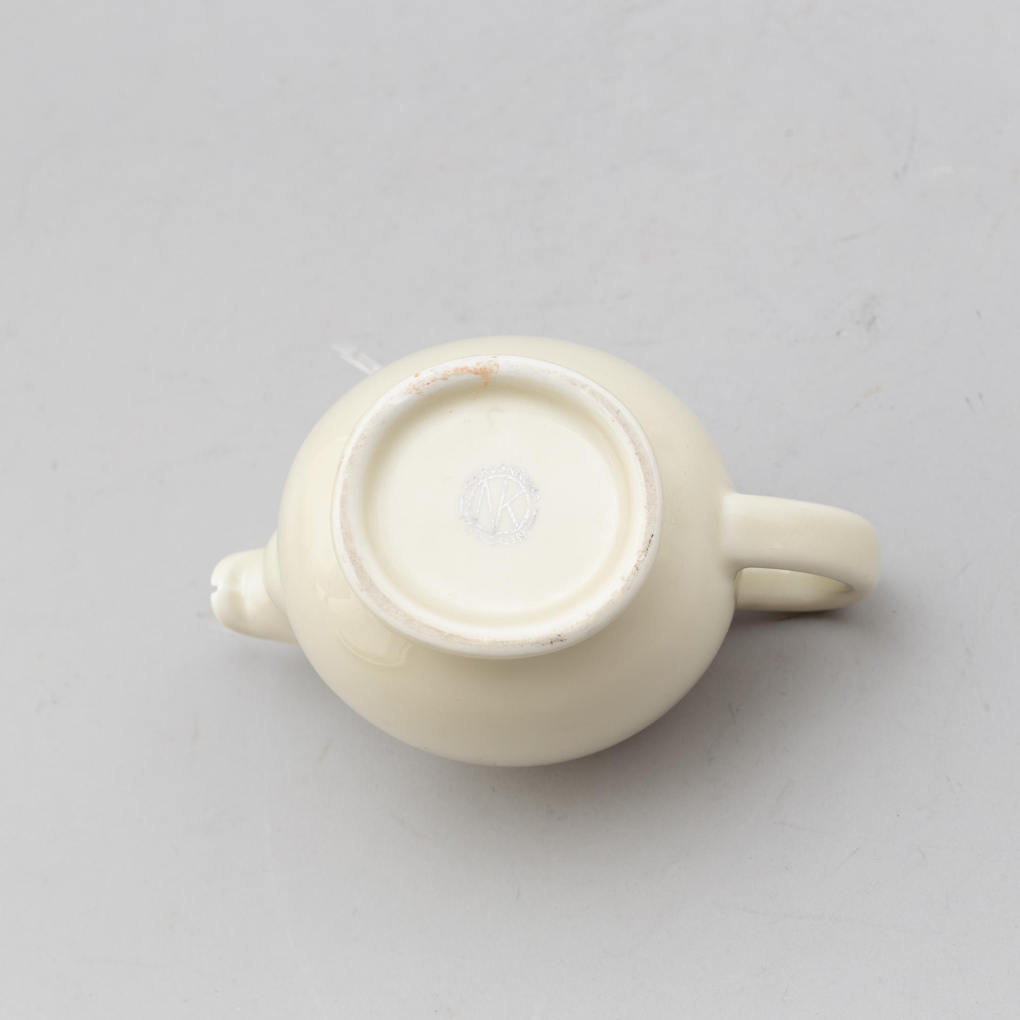 KAFFESERVIS, Karlskrona porslin, 28 delar, troligen 1930/40-tal.