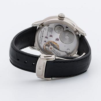 MAURICE LACROIX wristwatch steel Masterpiece Square Whell "Cube" 42 m Limited edition 78/88.