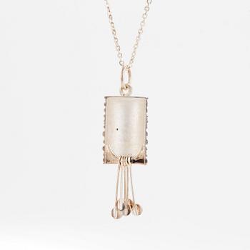 Jorma Laine hänge, med kedja, silver.