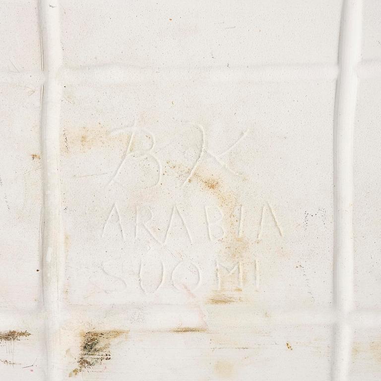 Birger Kaipiainen, a stoneware tray, Arabia, Finland 1943.