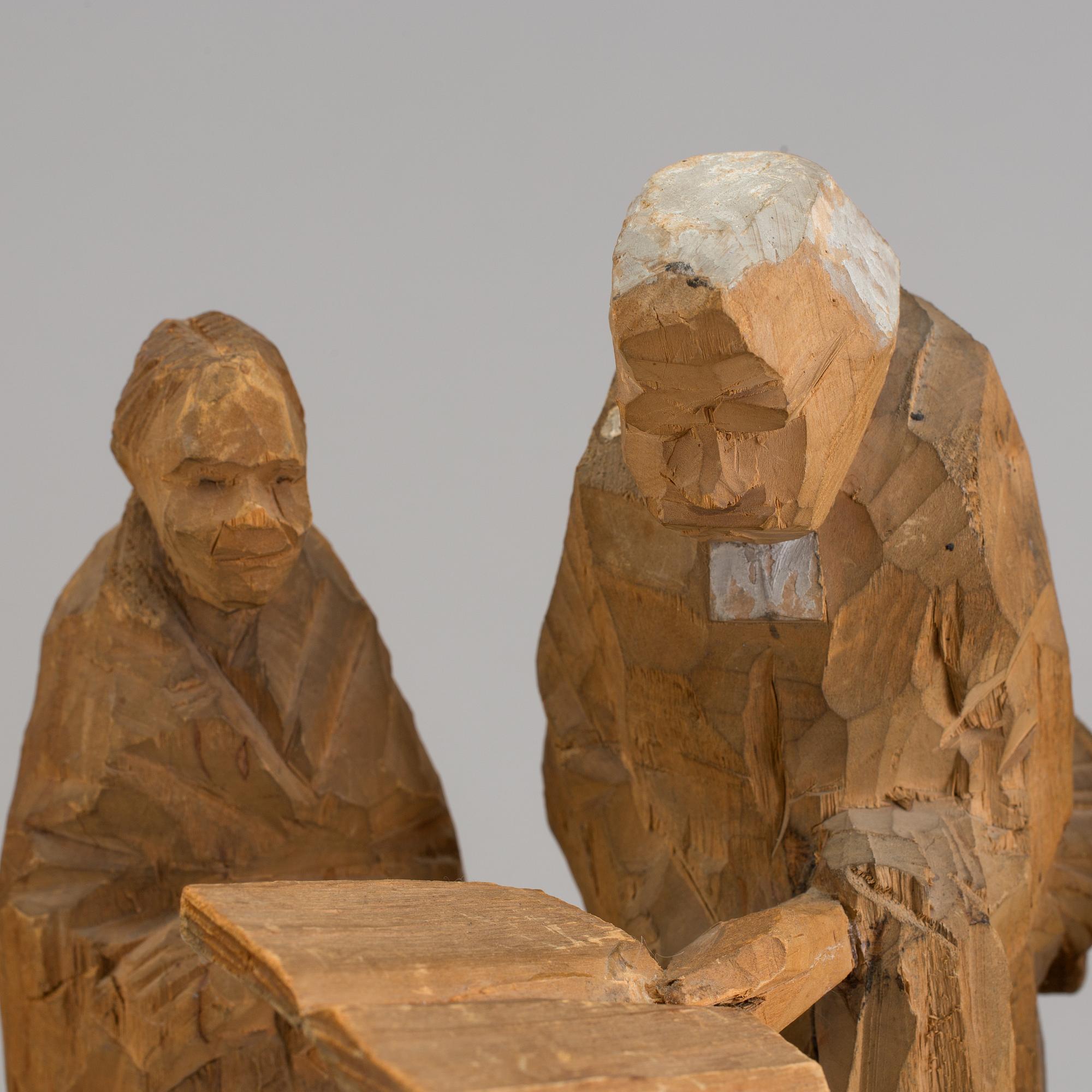 AXEL PETERSSON DÖDERHULTARN, Skulpturgrupp, "Bröllop".