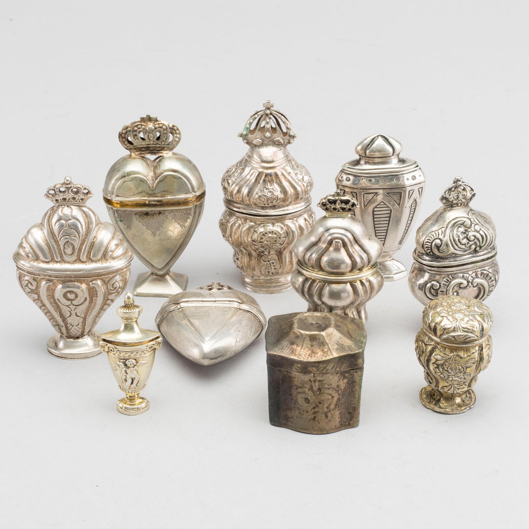 LUKTDOSOR  10 st 17-1900-tal silver.