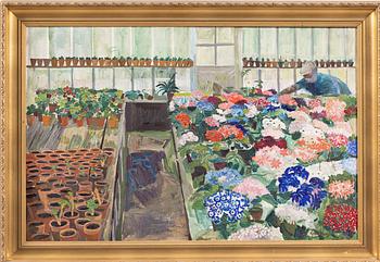Sven Ljungberg, Greenhouse interior.