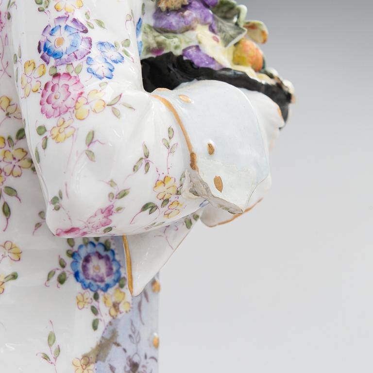 Figuriini, Meissen, posliini, Saksa, 1800-luku.