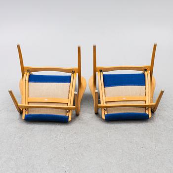 Yngve Ekström, a pair of 'Laminett' armchairs, Swedese, Sweden.