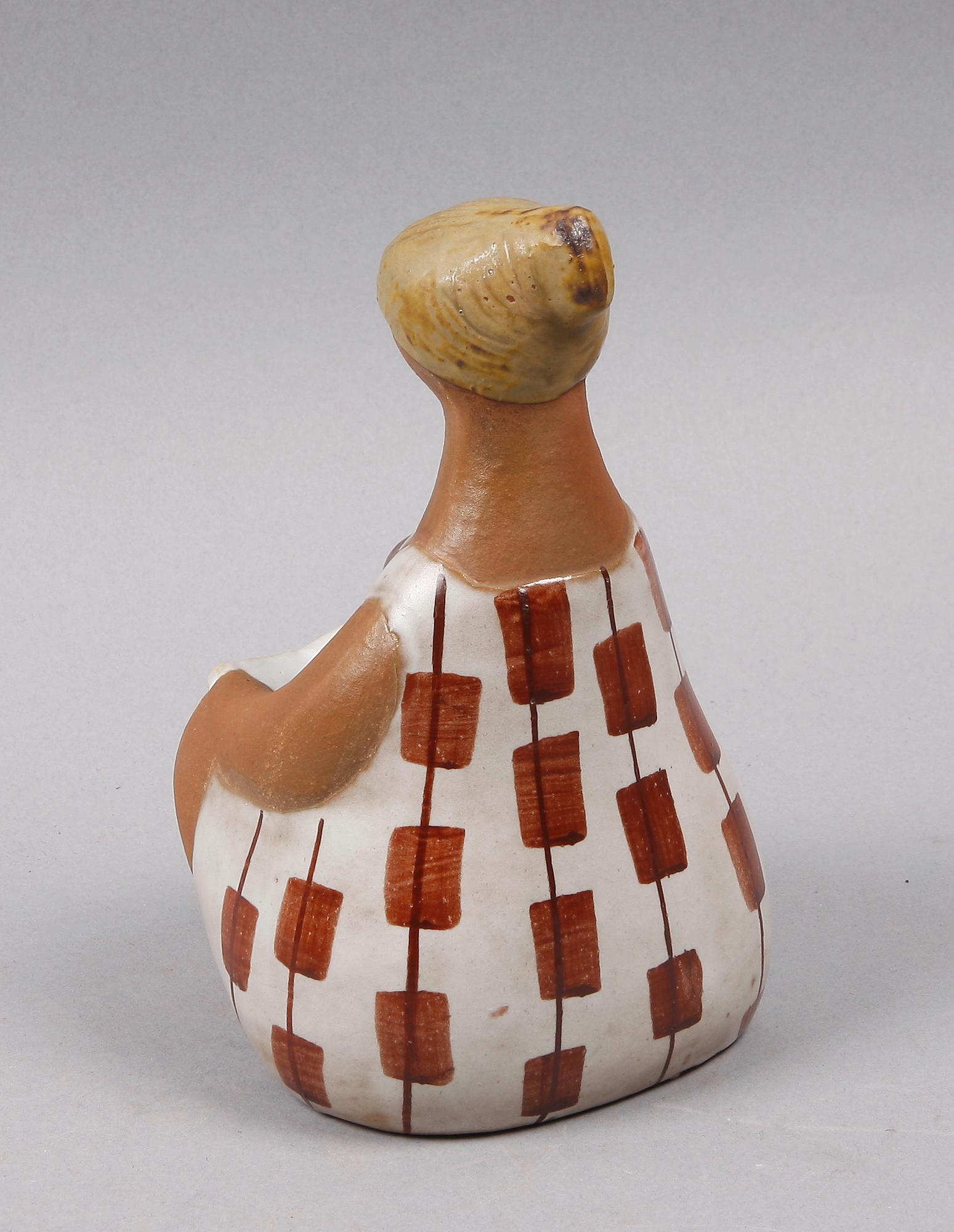 FIGURIN, stengods, Lisa Larsson, Gustavsberg.