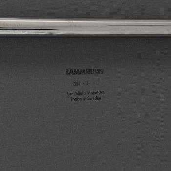 Gunilla Allard, a set of three 'Chicago' leather upholstered easy chairs, Lammhults, dated 2001.