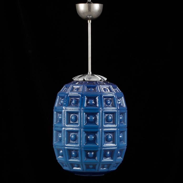 TAKLAMPA, Helena Tynell, Flygfors, 1950/60-tal. Höjd 62 cm.