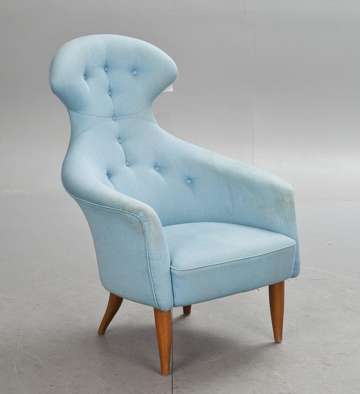 A Kerstin Hörlin-Holmquist 'Stora Eva' armchair from the Paradise group, Triva Series, Nordiska Kompaniet,