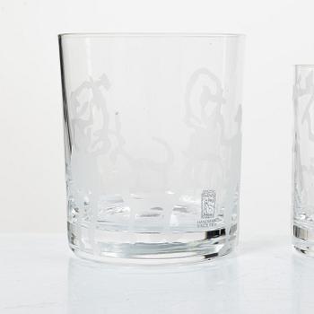 Glasservis, 32 delar, Johansfors, 1900-talets andra hälft.