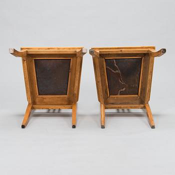 Louis Sparre, stolar, 4 st, jugend, Aktiebolaget Iris, Borgå. 1900-talets början.