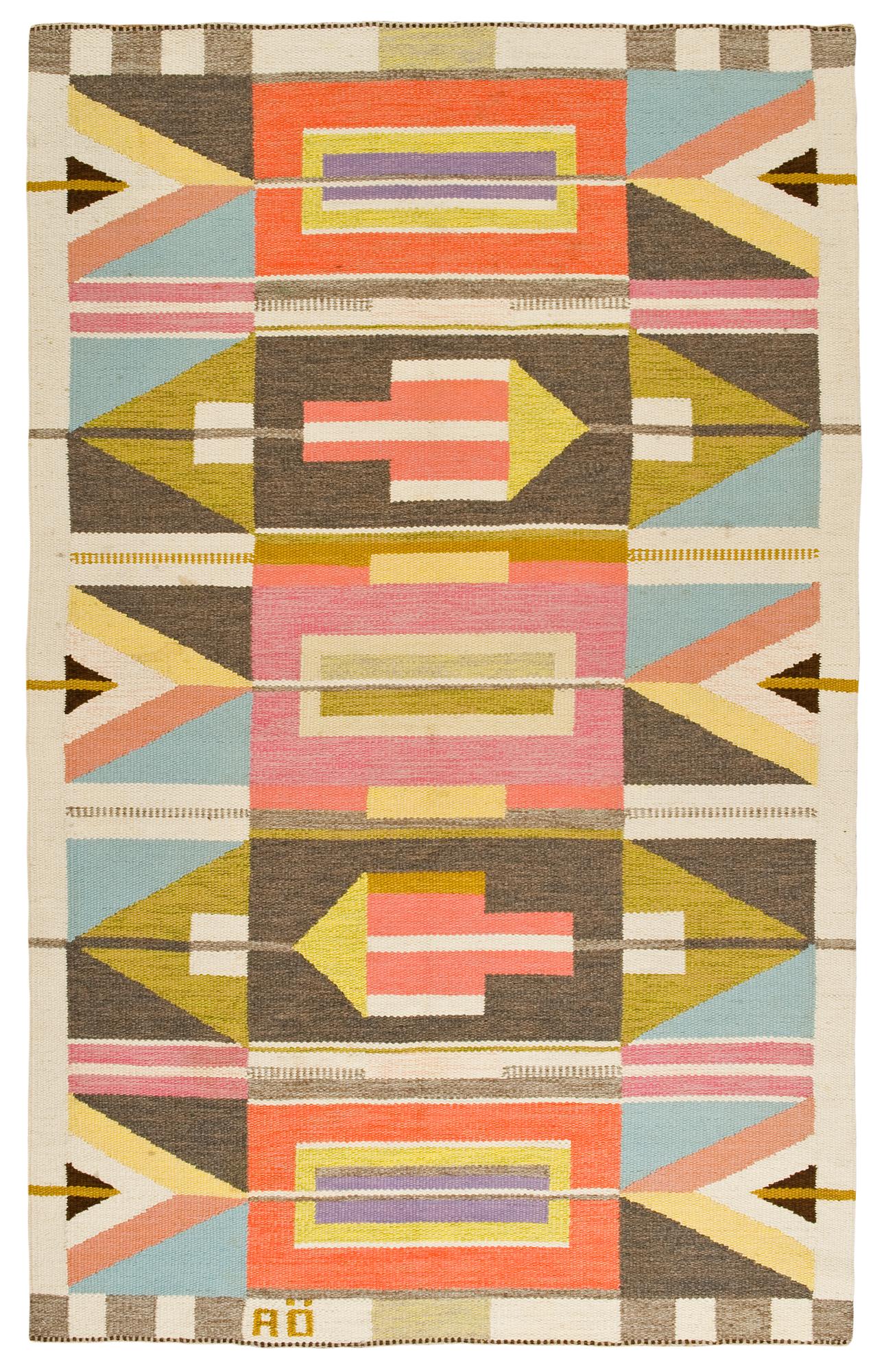 MATTA. Rölakan. 253 x 159,5 cm. Signerad AÖ samt Agda Österberg.