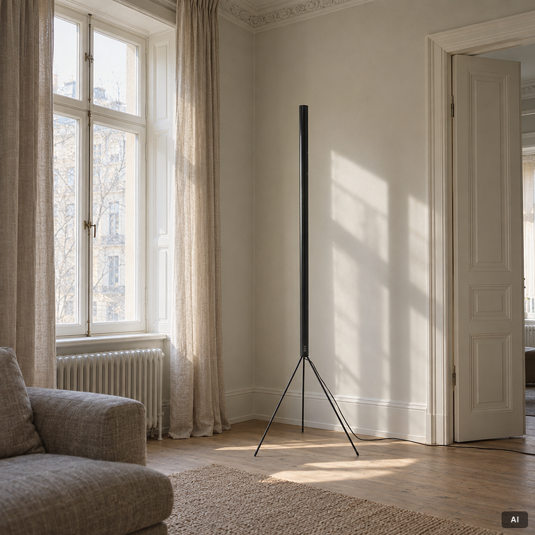 Achille & Pier Giacomo Castiglioni, A 'Luminator' floor lamp, Flos, Italy.