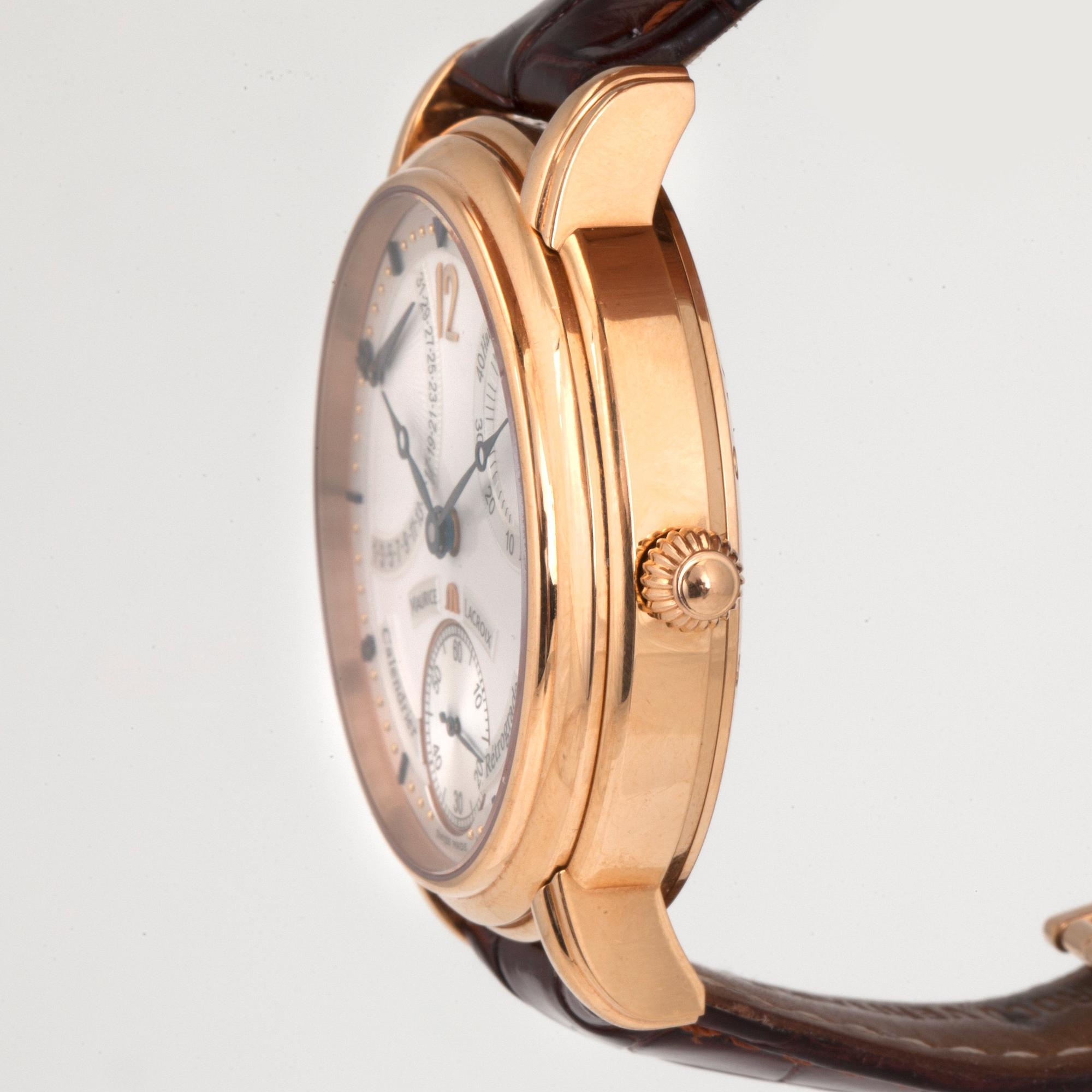 MAURICE LACROIX Masterpiece Collection Calendrier Retrograde wristwatch 43 mm. Bukowskis