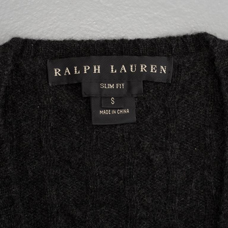 Three pair of cashmere sweaters by Ralph lauren.