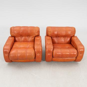 Sofa set, 3 pieces, second half of the 20th century.