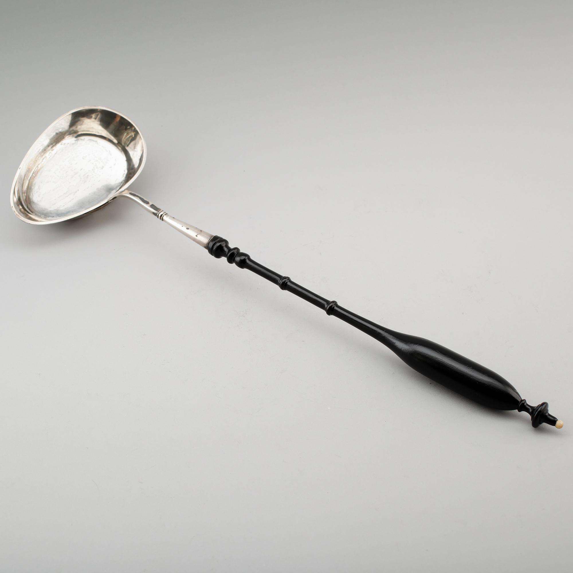 SOPPSLEV, silver, svenska stämplar 1843.
