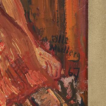 OLLE NORDBERG, olja på pannå, signerad och daterad 67.