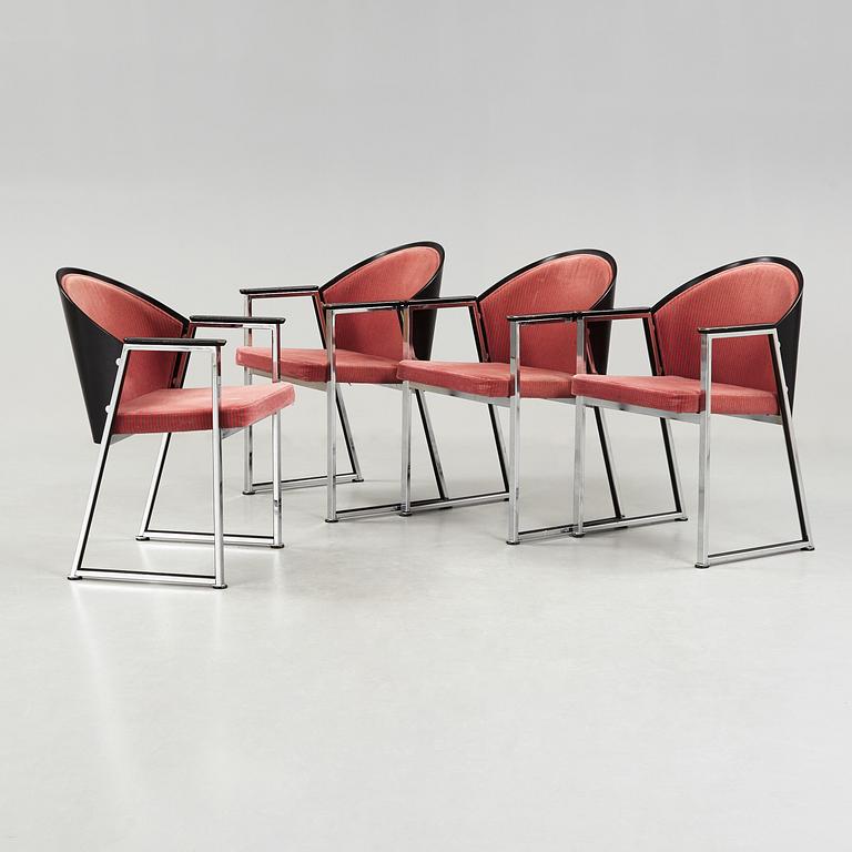 A set of four chairs Mondi by Jouko Järvisalo, Inno, Finland.