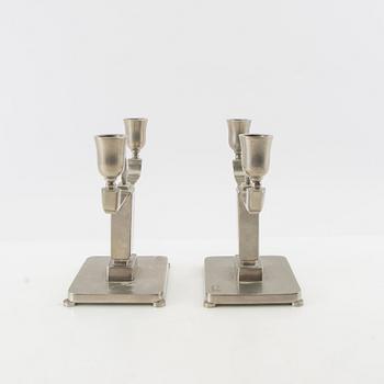 Candelabra, a pair, GAB, 20th century.