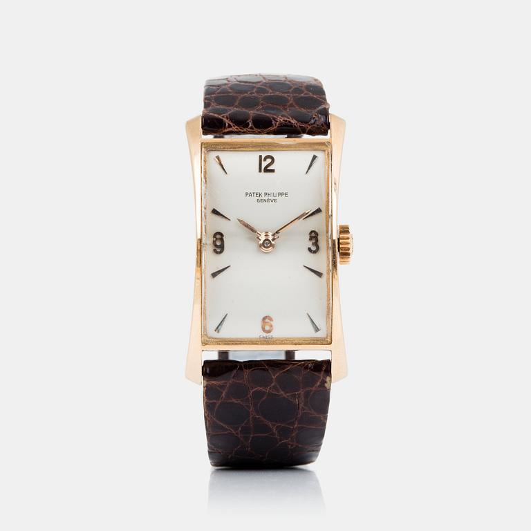 Patek Philippe, Genève, "The Hour Glass", "No subsidiary seconds".