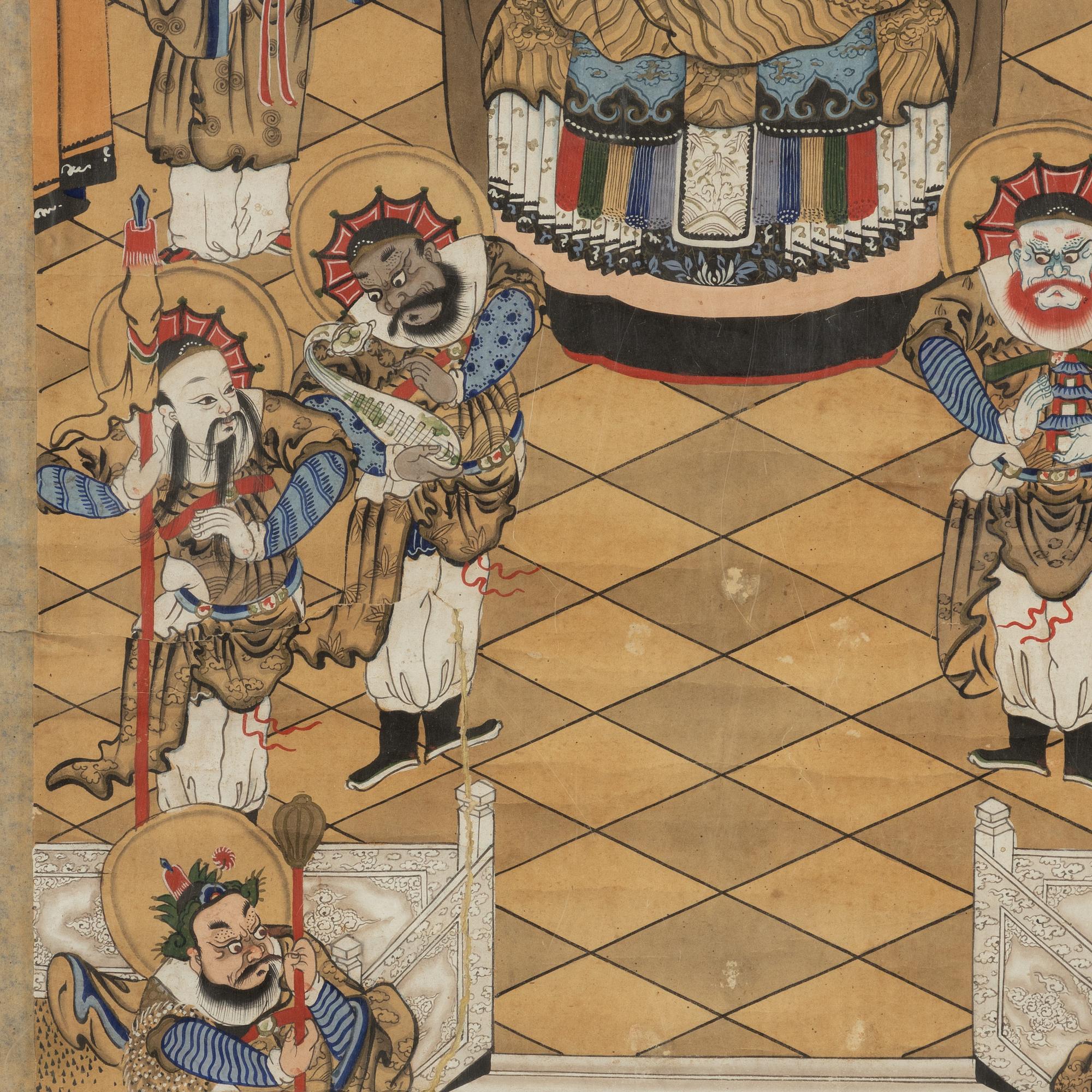 Unknown artist, water colour and ink on paper, China, 20th century.