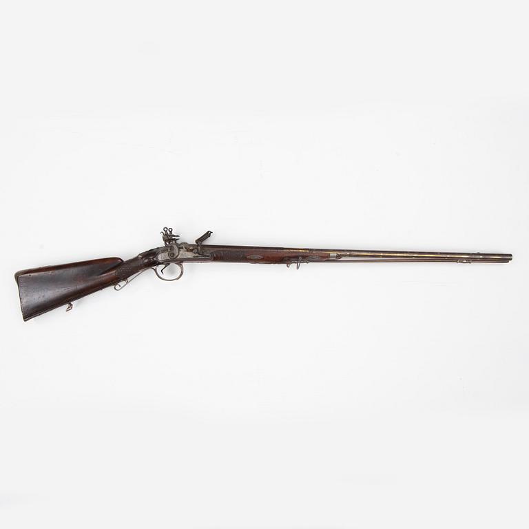 A double barrelled flintlock sporting gun by Guillame Berleur (1780-1830) possibly from Marshal Marquis de Marmont.