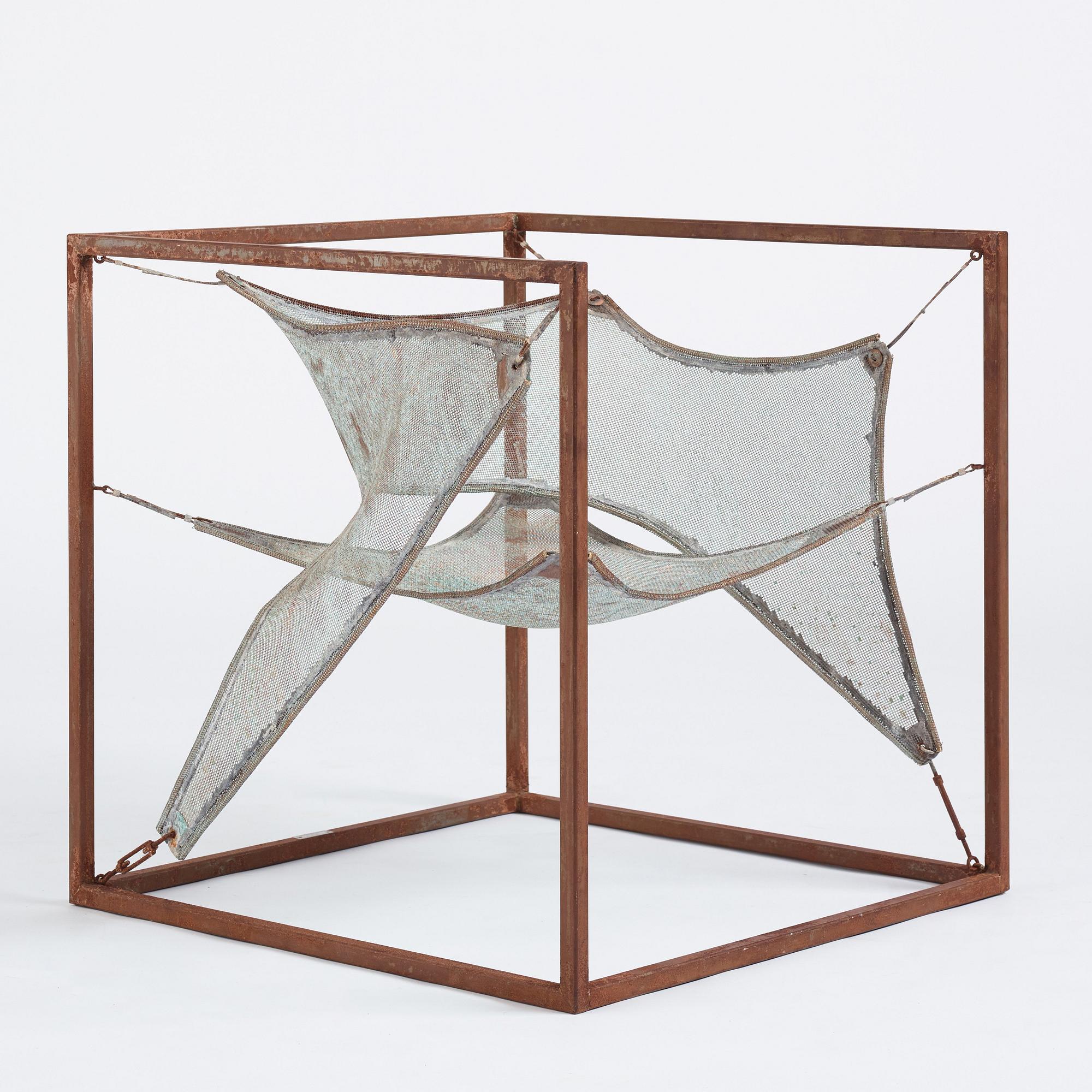 Sigurdur Gustafsson, an easy chair / sculpture, 'Wind', ed. 30/33, Källemo, Sweden, post 2003.