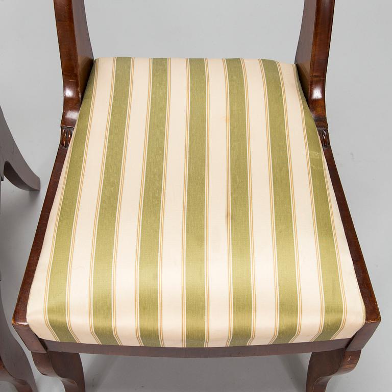 A set of four Biedermeier chairs, second half of the 19th century.