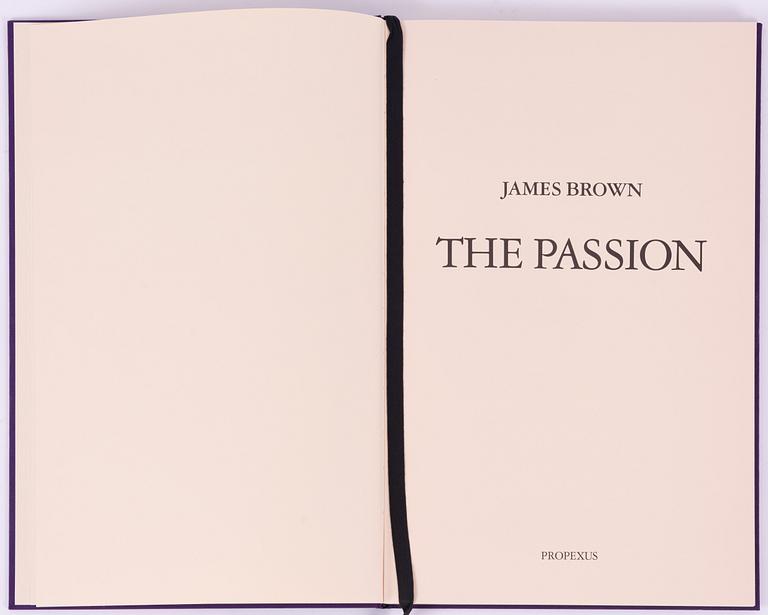 James Brown, "The Passion" with gouache, the book signed 81/100.